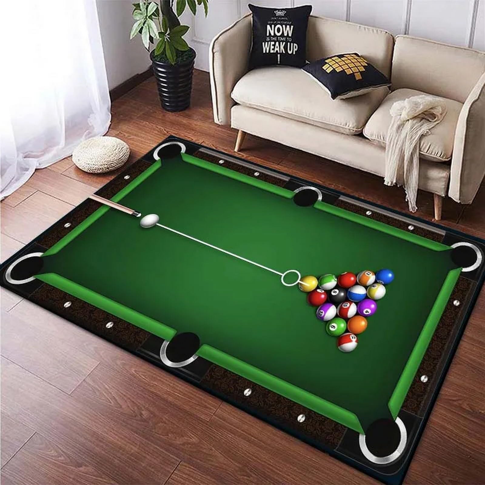 Outdoor Sport Area - Tappeto per Biliardo, Tappetino Sportivo per