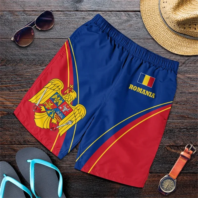 Outdoor Sport Club - Pantaloncini Sportivi con Stampa 3D della