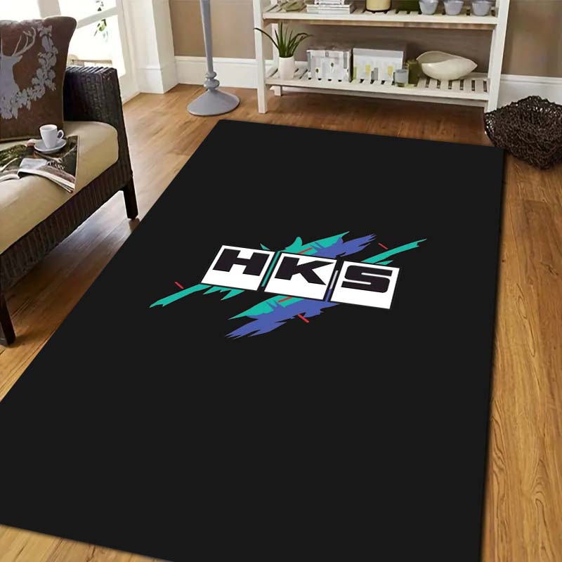 Outdoor Sport Area - Tappeto 3D Racing H-HKS con stampa,