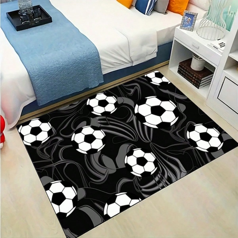Outdoor Sport Area - Tappeto da Pavimento con Stampa Calcio