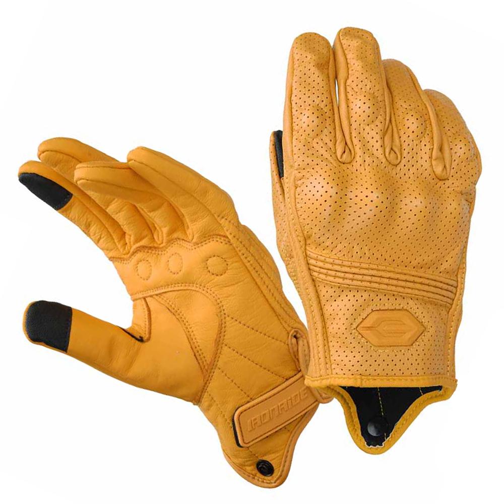 Horse Riding Glove - Guanti da Moto in Pelle, Guanti