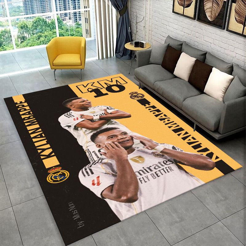 Outdoor Sport Area - Tappeto antiscivolo Football M-Mbappe Sport Star