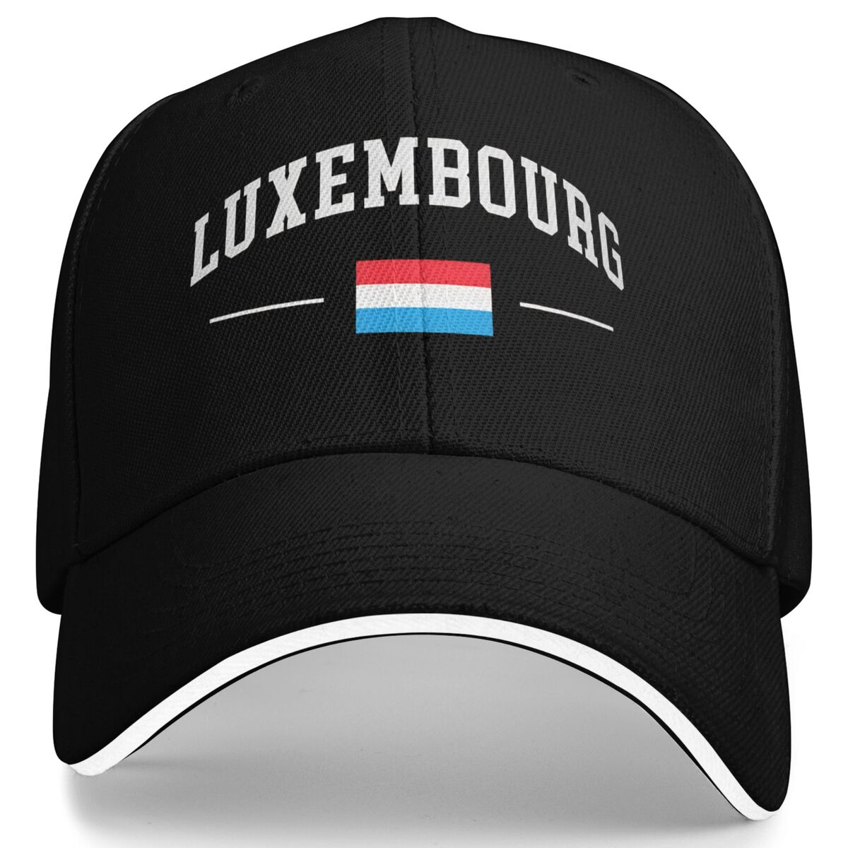 Outdoor Sport Luxembourg - Cappellino da Baseball Casual con Bandiera