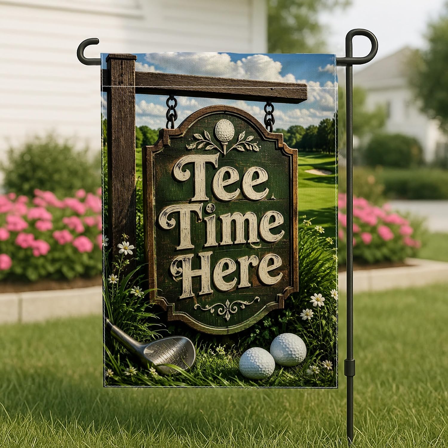 Bandiera da Giardino a Forma d - Outdoor Sport Club recensione e prezzo