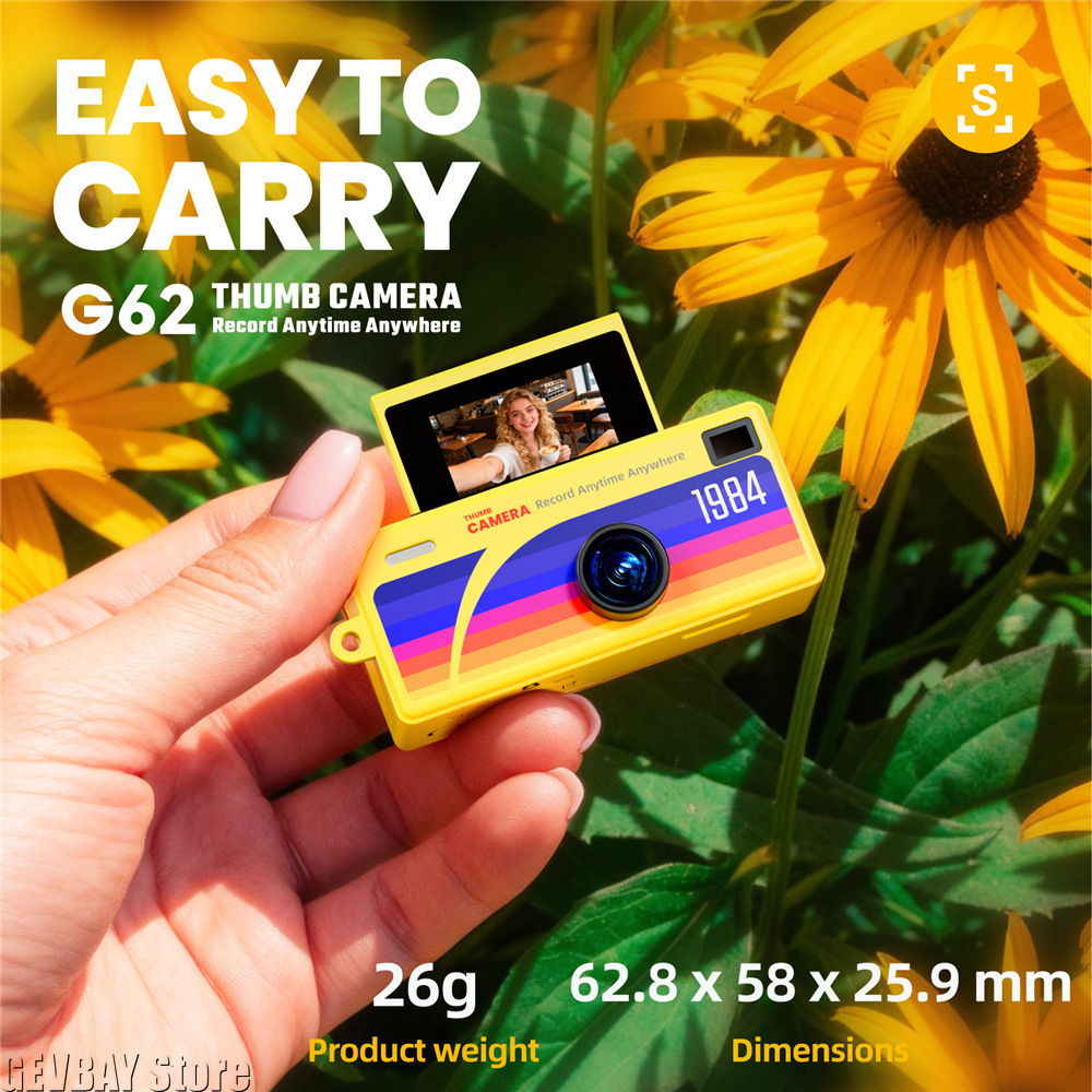 G62 Mini Fotocamera Retrò a Po - Outdoor Sport For Kids recensione e prezzo