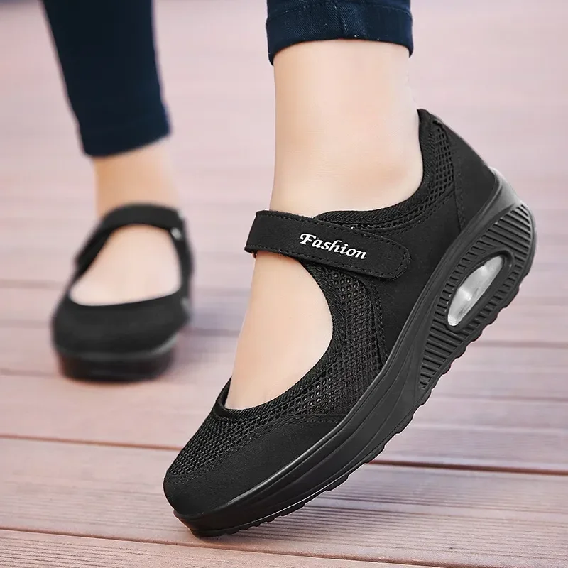 Scarpe con zeppa in Mesh trasp - Outdoor Sport Brand recensione e prezzo