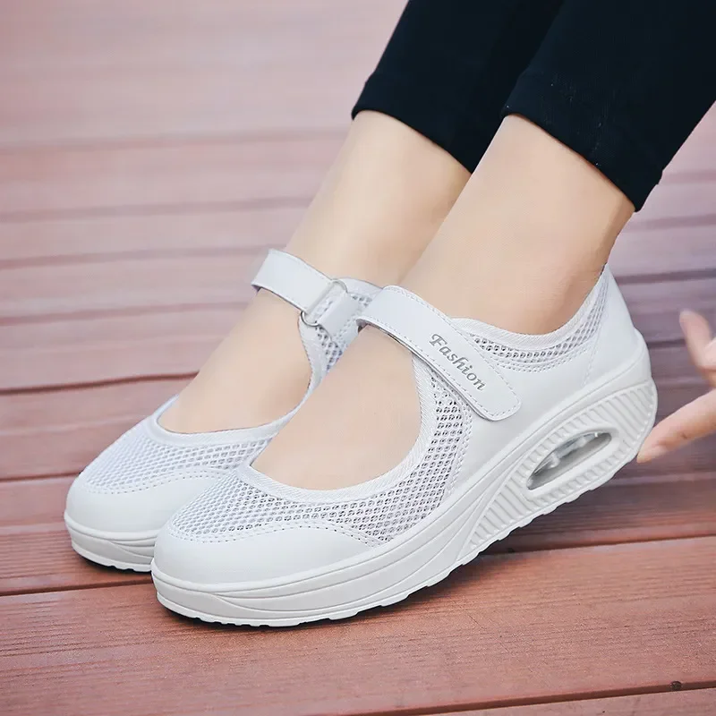 Scarpe con zeppa in Mesh trasp - Outdoor Sport Brand recensione e prezzo