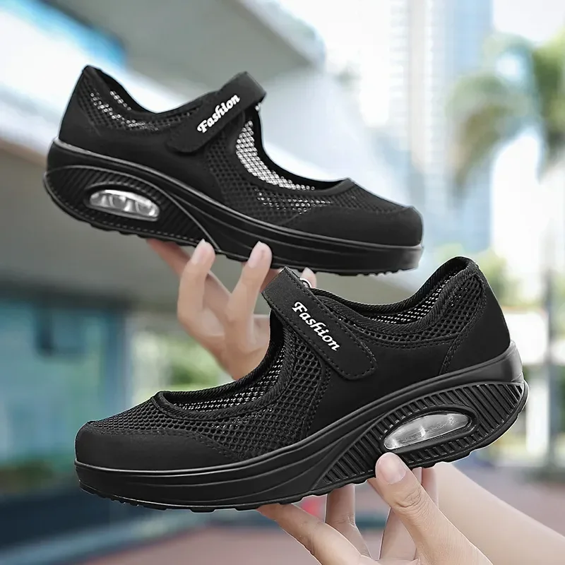 Scarpe con zeppa in Mesh trasp - Outdoor Sport Brand recensione e prezzo